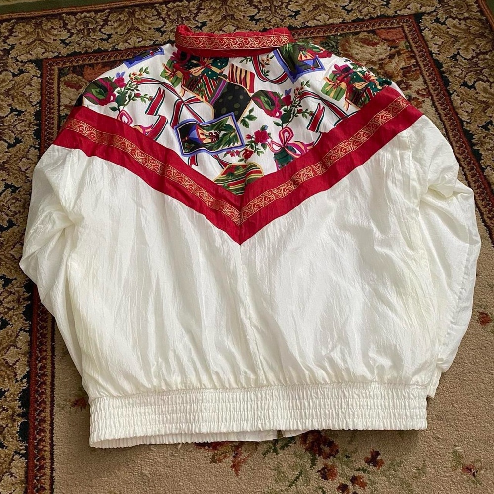 Westbound Funky Patterned Windbreaker Jacket - image 3